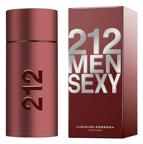 Frasco y caja de 212 Sexy Men