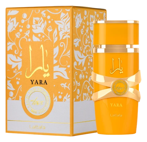 Frasco y caja de Yara Tous