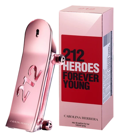 Frasco y caja de 212 Heroes for Her