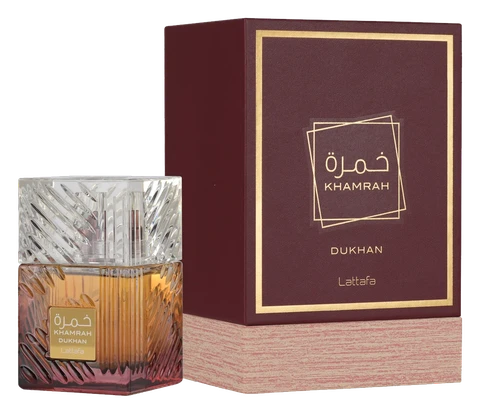 Frasco y caja de Khamrah Dukhan