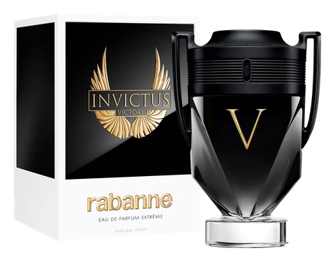 Frasco y caja de Invictus Victory