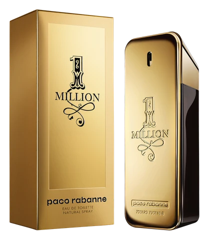 Frasco y caja de 1 Million