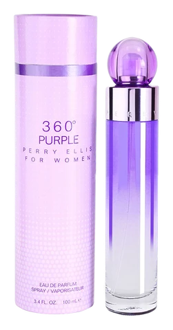 Frasco y caja de 360° Purple
