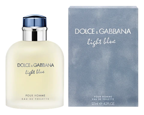 Frasco y caja de Light Blue Pour Homme